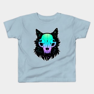 Cosmic Cat Skull Kids T-Shirt